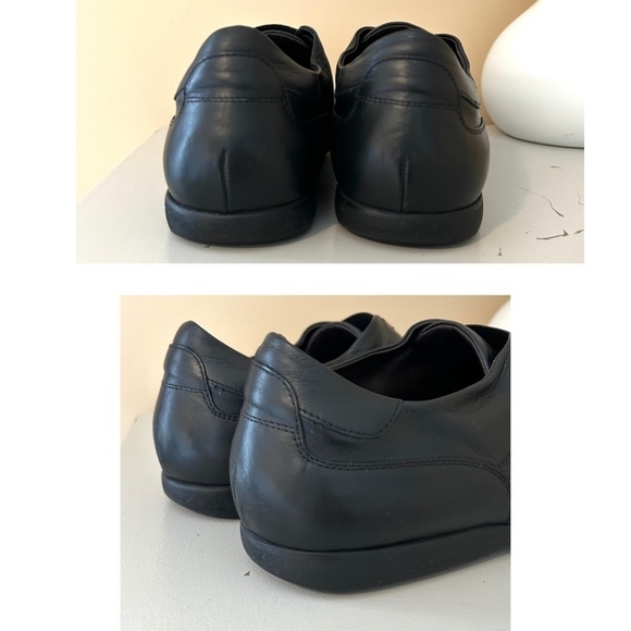 Bruno Magli Men’s Slip on Leather Dress Shoes Black Size 12 - Picture 14 of 17